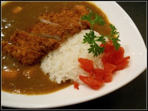 Curry rice with tonkatsu - $10.95 - a bit more peppery than the curry rice at Musashi in Berkeley, but still mild enough to my taste, pretty good.