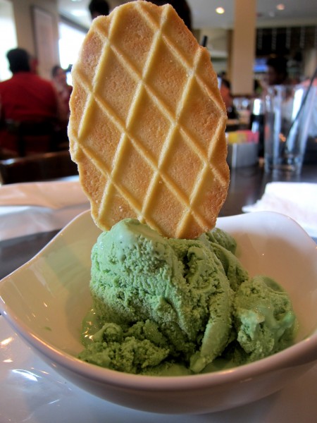 Green tea ice cream 